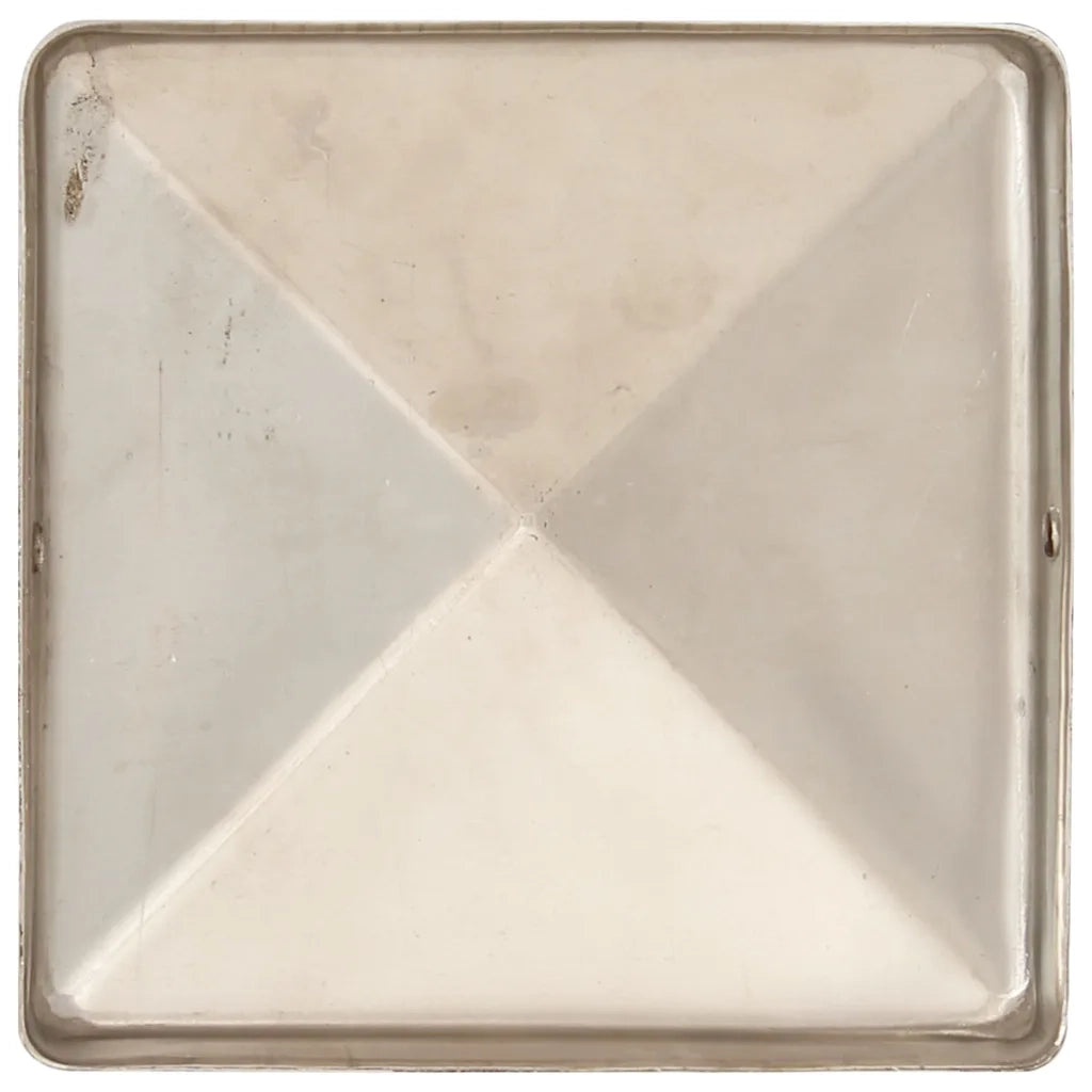 Tappi per Pali a Piramide 6 pz in Acciaio Inox 101x101 mm 145488