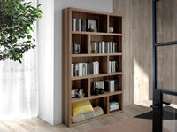 Scaffale in legno di noce