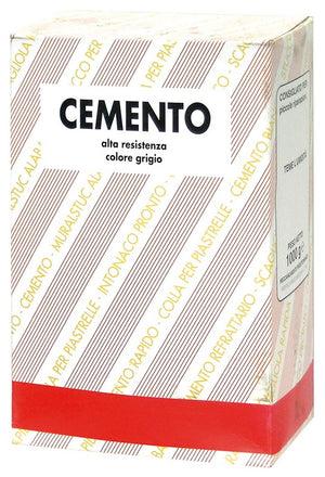 cemento in polvere grigio  kg. 1 cod:ferx.vit15659