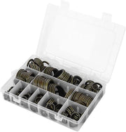 Kit di Afdichting Assortito - 240 pezzi - Nastro di Afdichting - Kit di Afdichting - Assortimento di Anelli di Gomma - Smalto NBR - Resistente a Temperatura e Corrosione - Anello di Gomma Afdichting