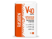 stucco in polvere per interni  v40 kg. 1 cod:ferx.vit46224