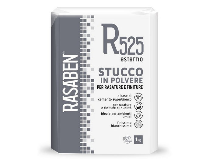 stucco in polvere per esterni r525 kg. 1 cod:ferx.vit46226
