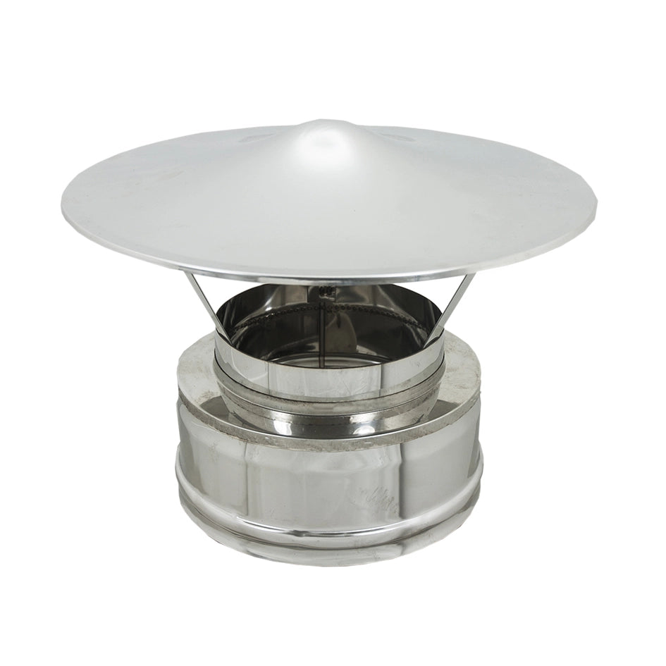 CAPPELLO CINESE INOX DOPPIA PARETE- Diam. 80x130- DK- pezzi 1