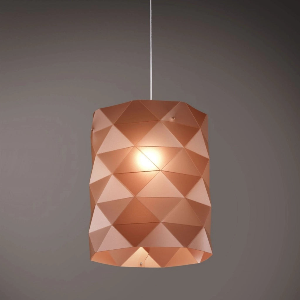 Sospensione Copper in Metallo Cromato Cm. 27 x 32h
