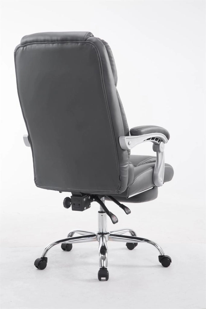 Sedia da ufficio Pacific in similpelle grigio