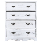 Cassettiera Bianca 60x30x75 cm in Legno CFW2955962