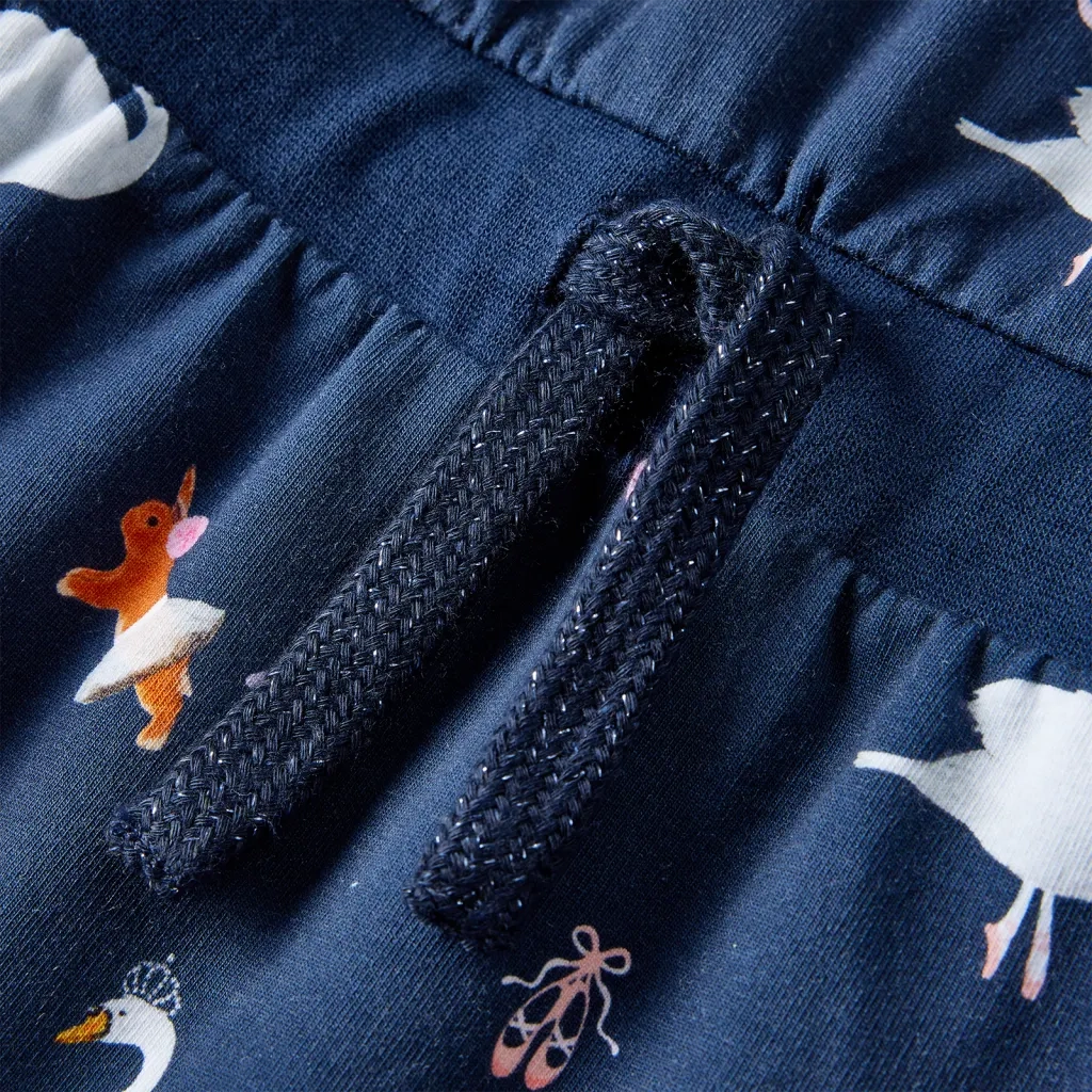 Abito da Bambina a Maniche Lunghe Blu Marino 128 14845