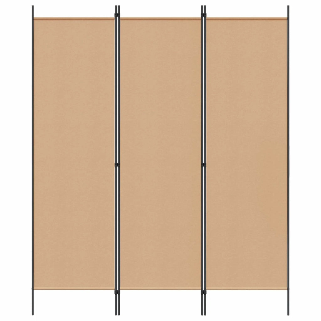 Divider per stanze | Paravento | Divisorio Ambienti Beige 150 x 180 cm Tessuto