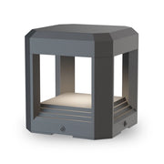 Lampada Da Terra Moderna Per Esterno Alluminio Grigio Luce Led 13W Ip65