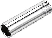 Chiave a stella profonda 16 mm - 1/2 pollici Aci motrici - Acciaio CrMo - Cromato/Lucido - Duraturo/Resistente - Per la riparazione auto - Chiave inglese a stella