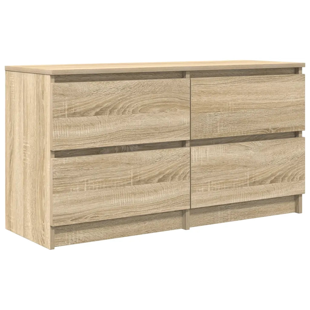 Mobile Porta TV Rovere Sonoma 100x35x54 cm in Legno Multistrato 861798
