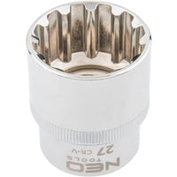 Topex 08-597 chiave a bussola sp spline 1/2, 27 mm ds