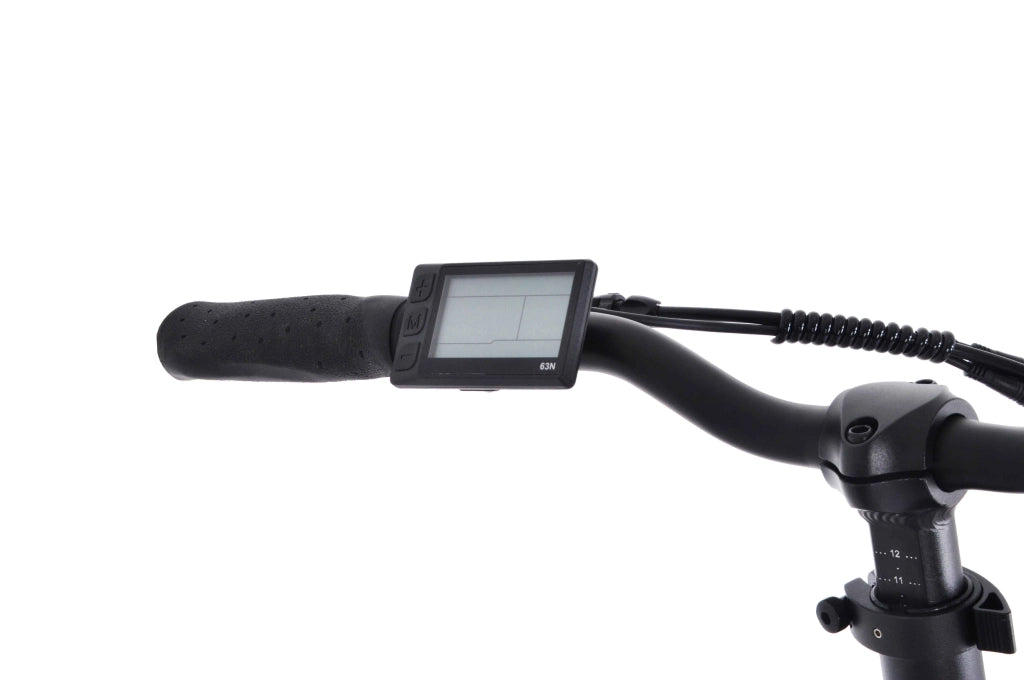 F.LLI SCHIANO  fat pieghevole 20" acciaio forcella ammortizzata  10.4 ah LCD Nera
