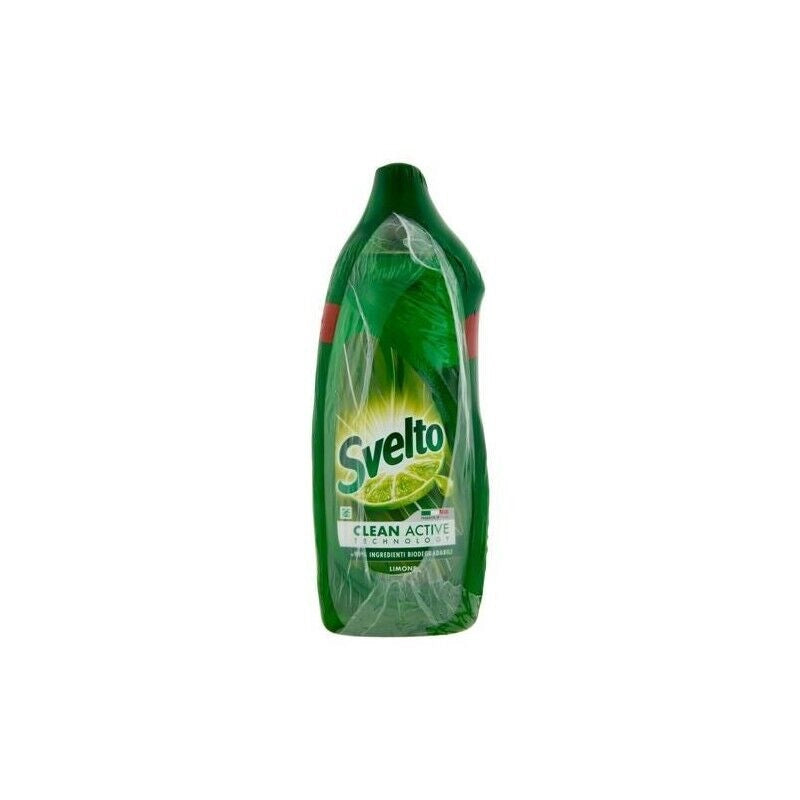 SVELTO CLEAN ACTIVE DETERSIVO PIATTI FRAGRANZA LIMONE  X4 FLACONI 980 ML