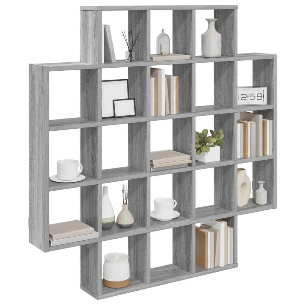 Scaffale da parete Sonoma grigio 100 x 13 x 100 cm 8012249
