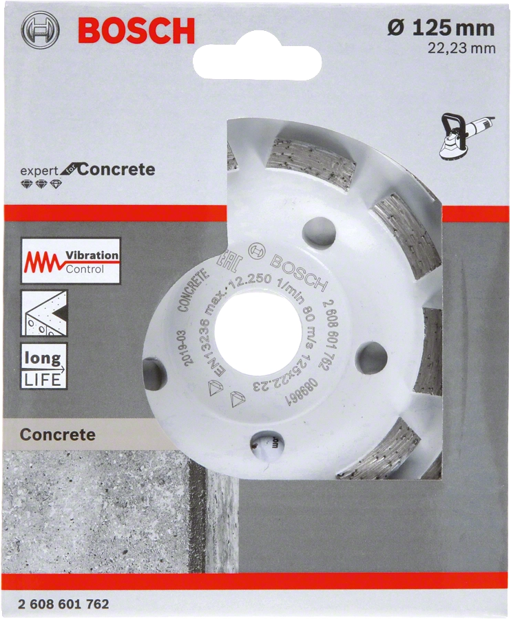 Mola a tazza diamantata Expert for Concrete 125 x 22,23 x 5 - 2608601762