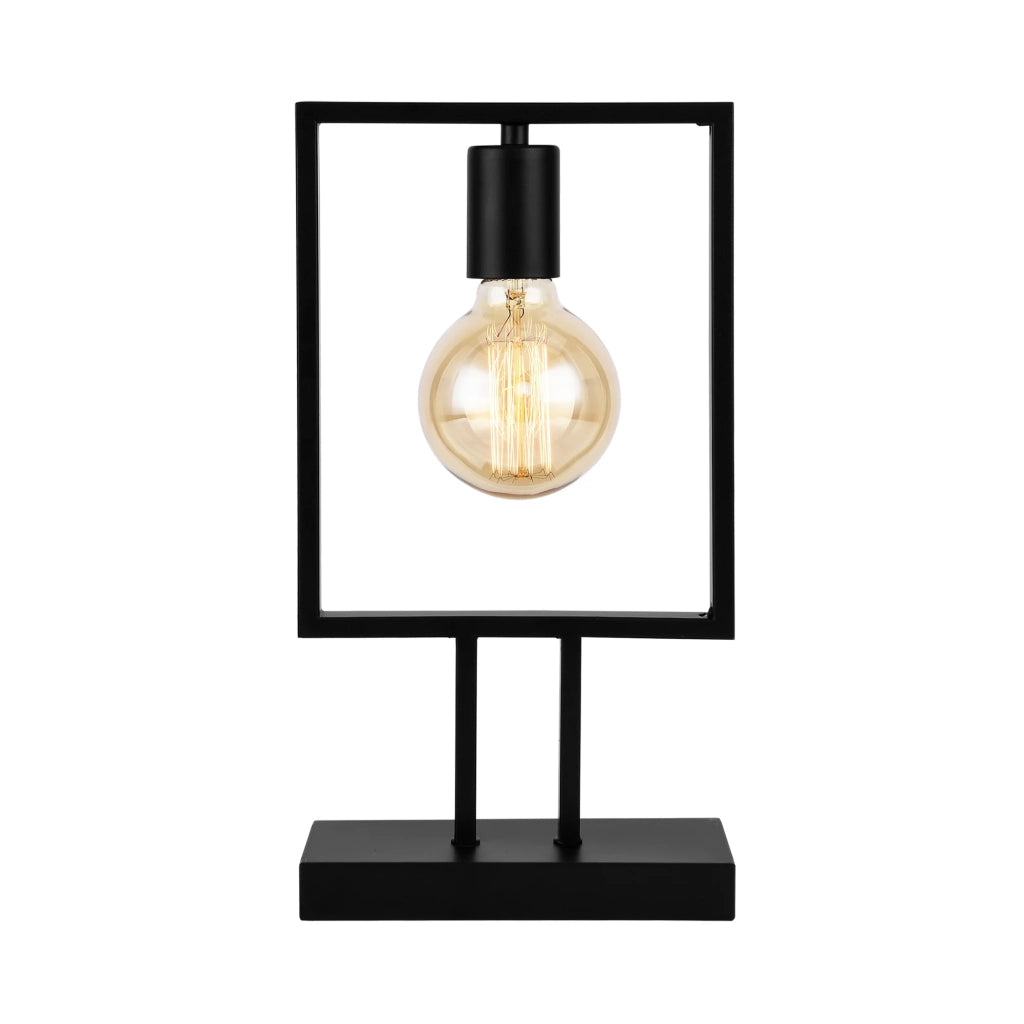 Lampada da tavolo 37,5 cm metallo nero 03_0002489