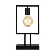Lampada da tavolo 37,5 cm metallo nero 03_0002489