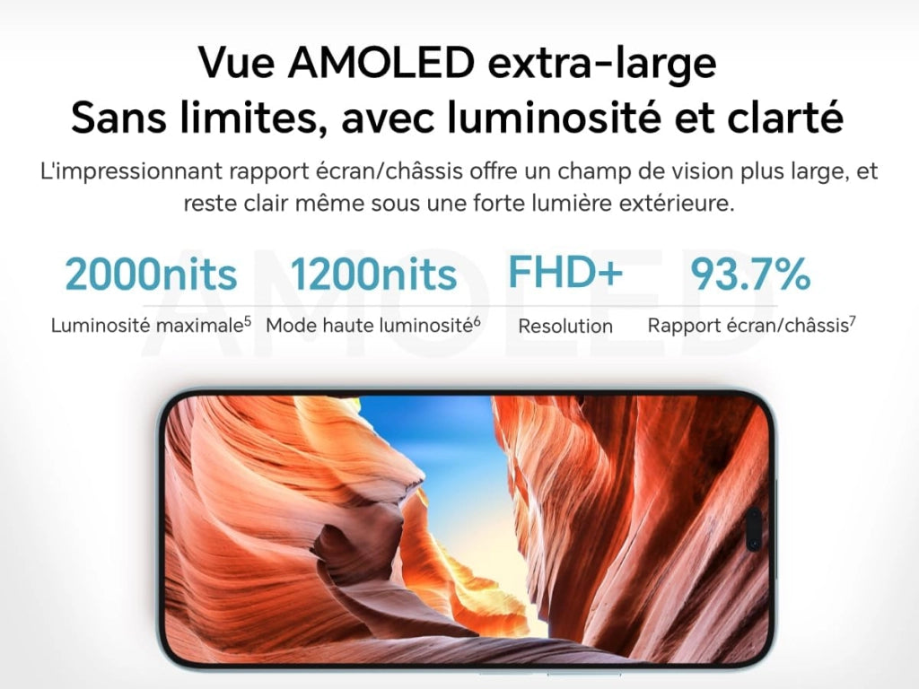 Smartphone Honor 5G, Android 14, nero