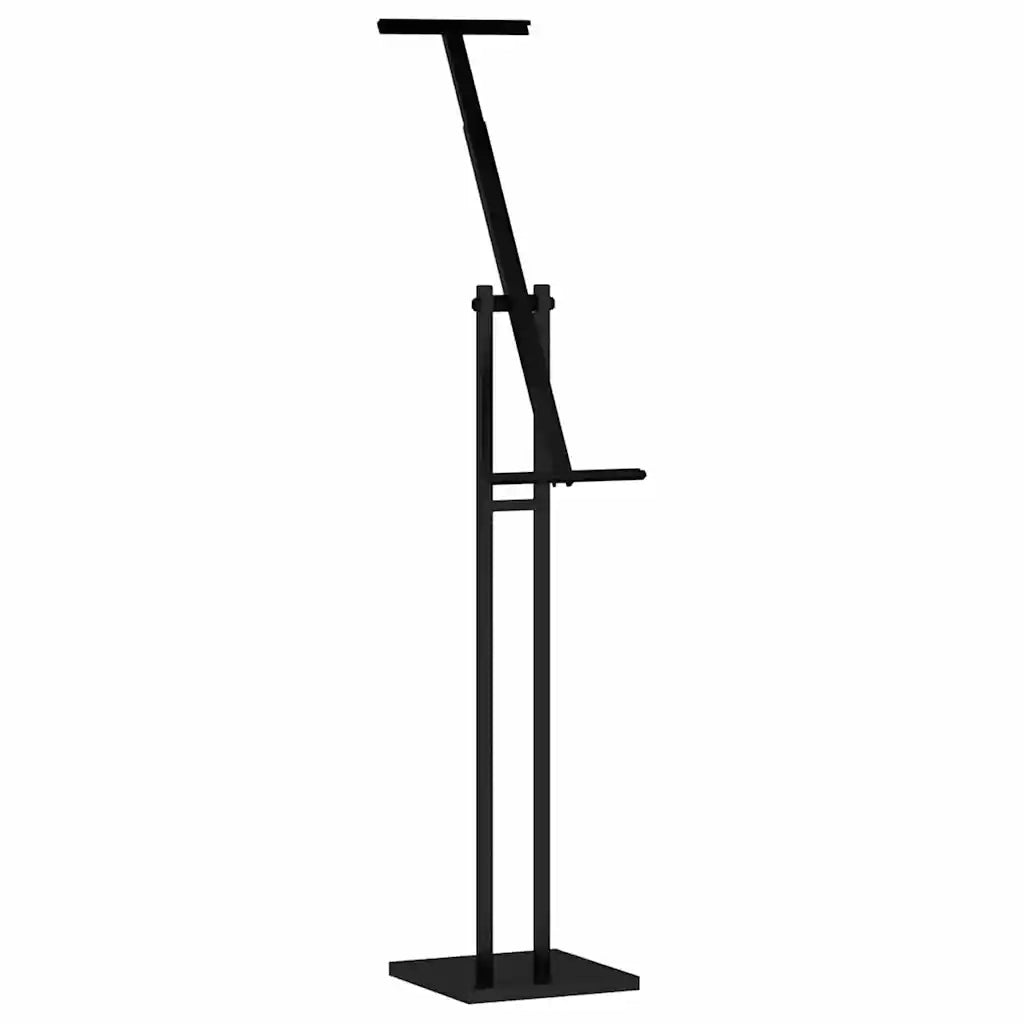 Espositori per Fiere Nero 26,5 x 26,5 x 150 cm Acciaio