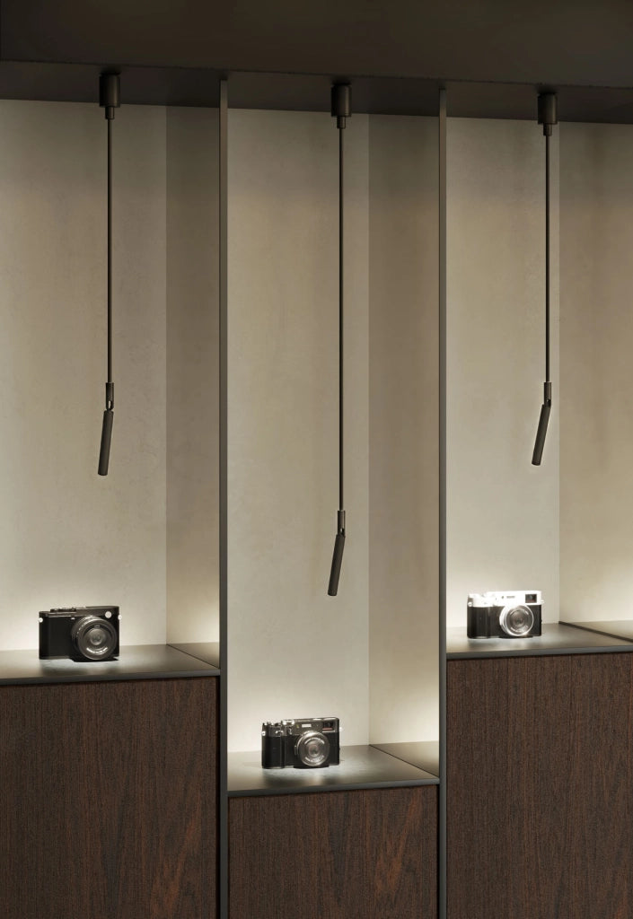Mini Golf Surface Proiettore LED orientabile 3,5W 24º 3000K Nero Opaco - Faretto LED da soffitto ad alta precisione - Beneito & Faure