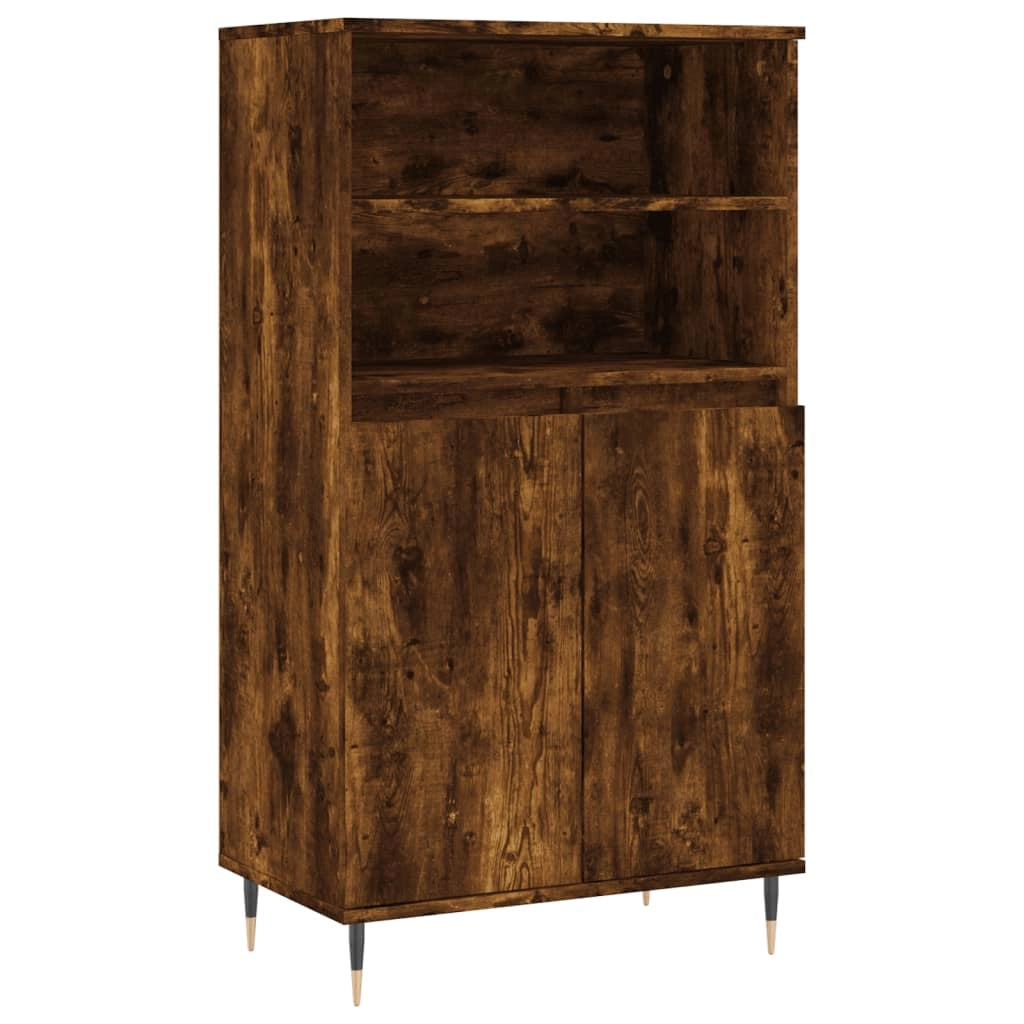 Buffet credenza cassettiera armadio mobile contenitore organizer cucina soggiorno salotto alto 60 x 36 x 110 cm legno ingegnerizzato marrone 02_0033377