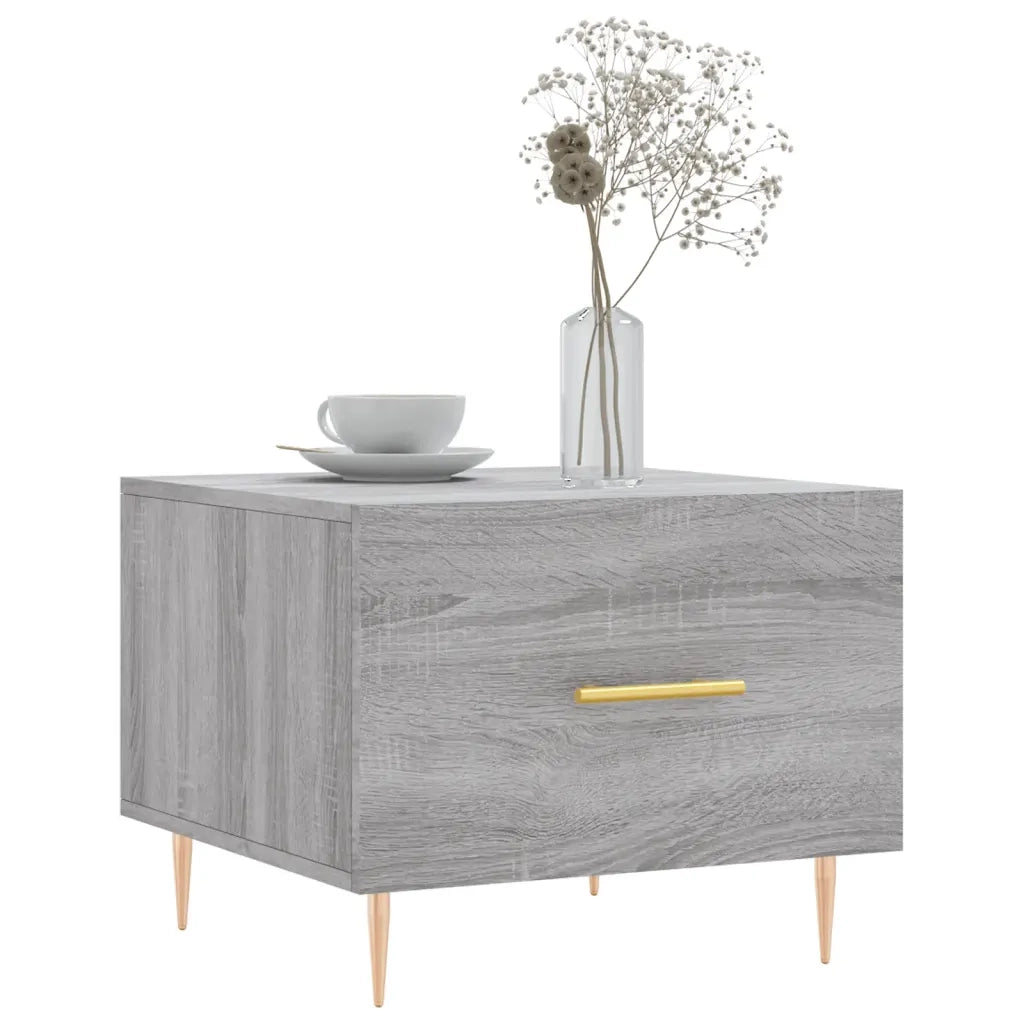 Tavolino da salotto | Tavolino da caff¨¨ | Tavolino da Soggiorno Grigio Sonoma 50x50x40 cm Legno Multistrato