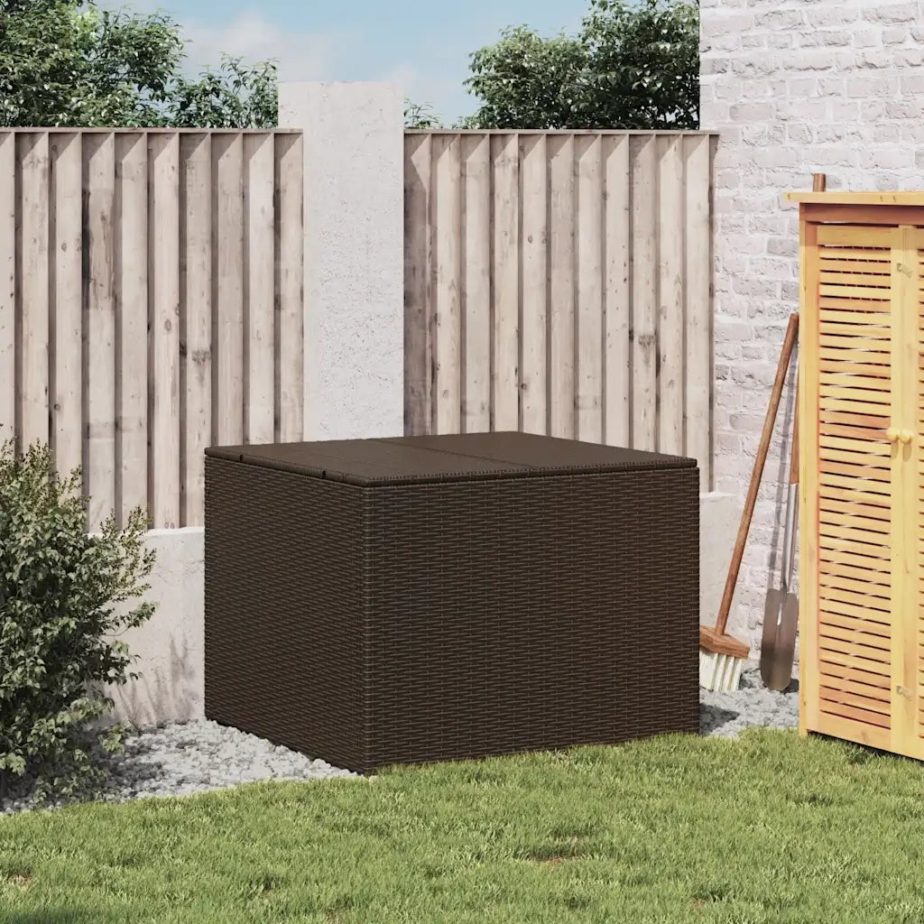Contenitore da Giardino Marrone 291L in Polyrattan CFW4326194