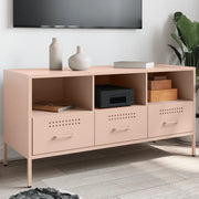 Mobile TV Rosa 100,5x39x50,5 cm in Acciaio 843037
