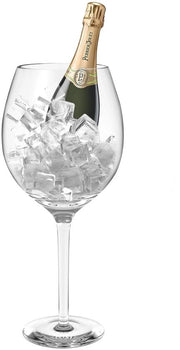 Vaso da Vino 2400ml - Artigianale - Cristallo - Elegante - Senza Piombo - Ecologico - Progettato in Italia - Vetro