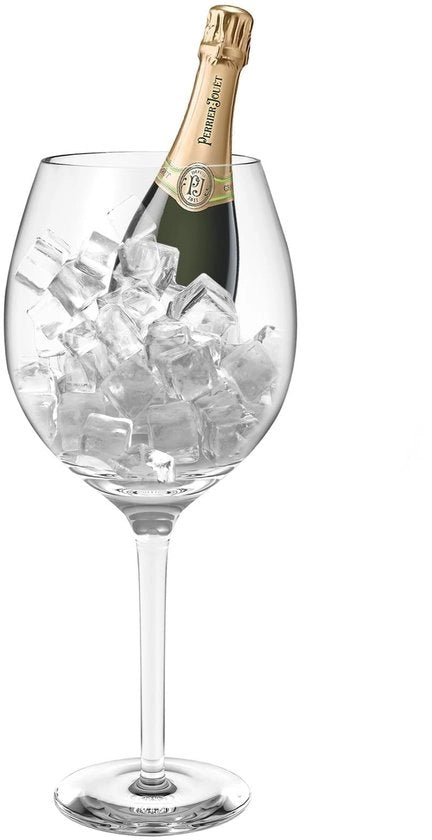 Vaso da Vino 2400ml - Artigianale - Cristallo - Elegante - Senza Piombo - Ecologico - Progettato in Italia - Vetro