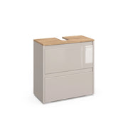 Vicco Mobile sottolavabo per bagno Cashmere/Artigianale 60.1 x 62 cm con 2 cassetti