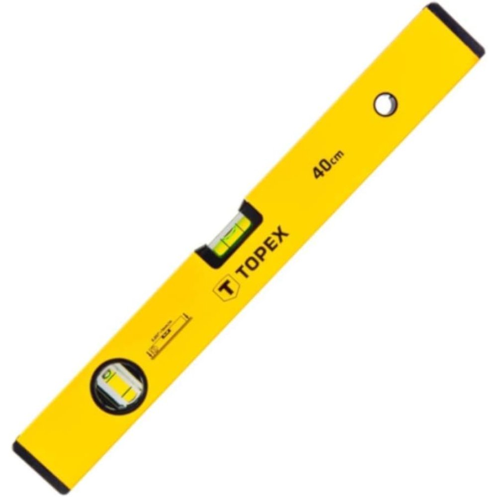 Topex 29c504 livella in allumini nio, tipo 500, 100 cm, 2 boll ds