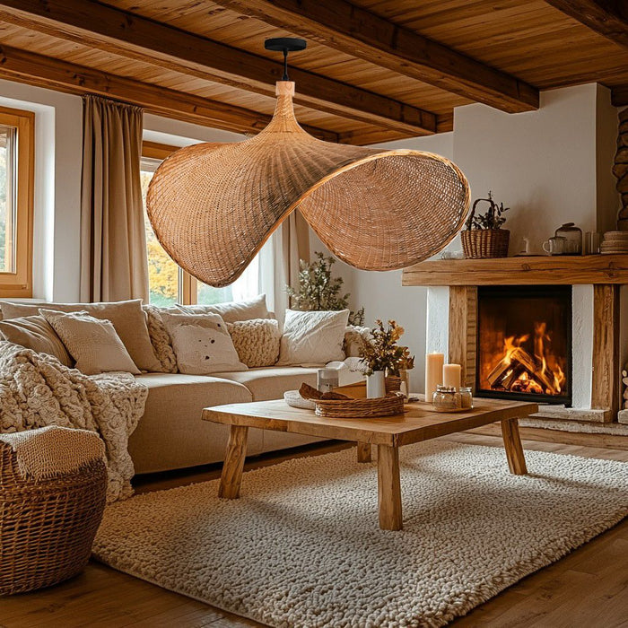 Lampada Da Soffitto Bamboo APP1641-1CP 50cm