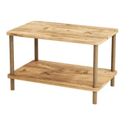 Tavolino rettangolare 43 x 70 x 44 cm effetto legno 03_0008490
