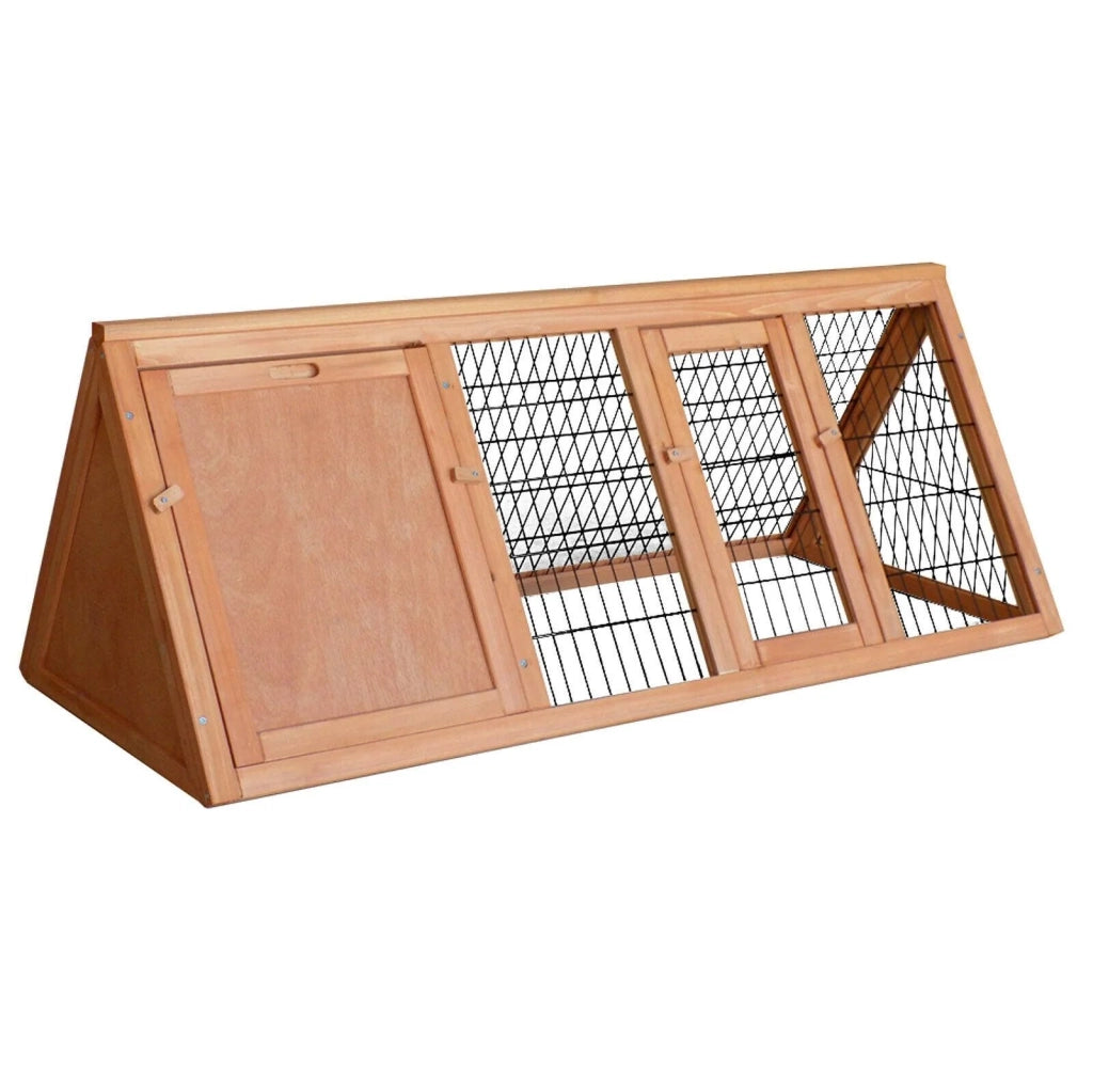 Conigliera spazio esterno legno di abete rosso recinto per piccoli animali 118 cm esterno 16_0002235