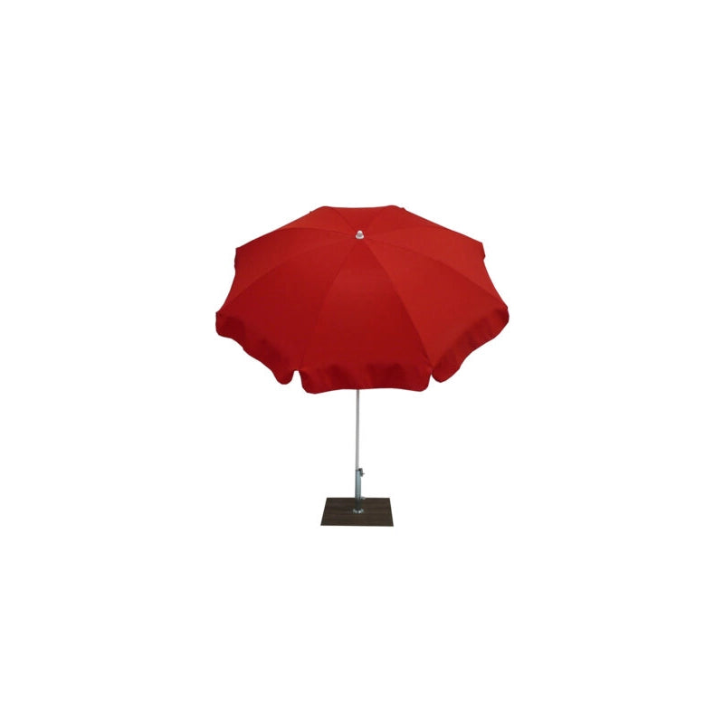 Ombrellone palo centrale Borgo Made in Italy - diametro 200 cm - Rosso
