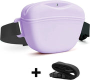 Zak per cane in silicone - Chiusura magnetica e clip - Tas per cani per addestramento - Tas per trattamenti per cani - Tas per snack per cani per cibi secchi e umidi