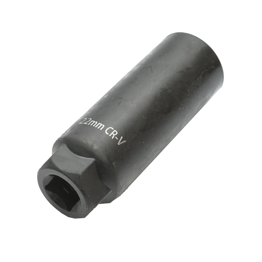 Chiave a bussola da 22 mm in acciaio Cr-V per sonda lambda e sensore di ossigeno Breckner Germany