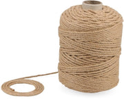 Tessuto in Juta 150 m x 4 mm - Corda Henneptata - Corda Rigida - Corda Naturale - Corda per Krabpaal - Ideale per Legature