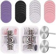 Set di Pedicure Professionale con 120 Dadi e Bit in Metallo