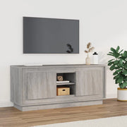 Mobile TV Grigio Sonoma 102x35x45 cm in Legno Multistrato 819866