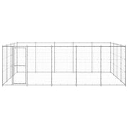 Gabbia per Cani da Esterno in Acciaio Zincato 24,2 m² 3082319
