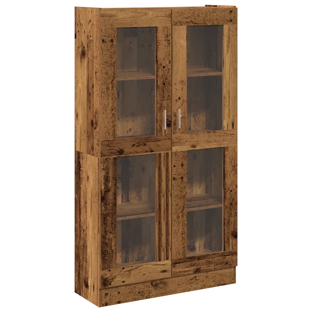 Credenza Alta Legno Antico 82,5x30,5x150 cm in Truciolato 3318718