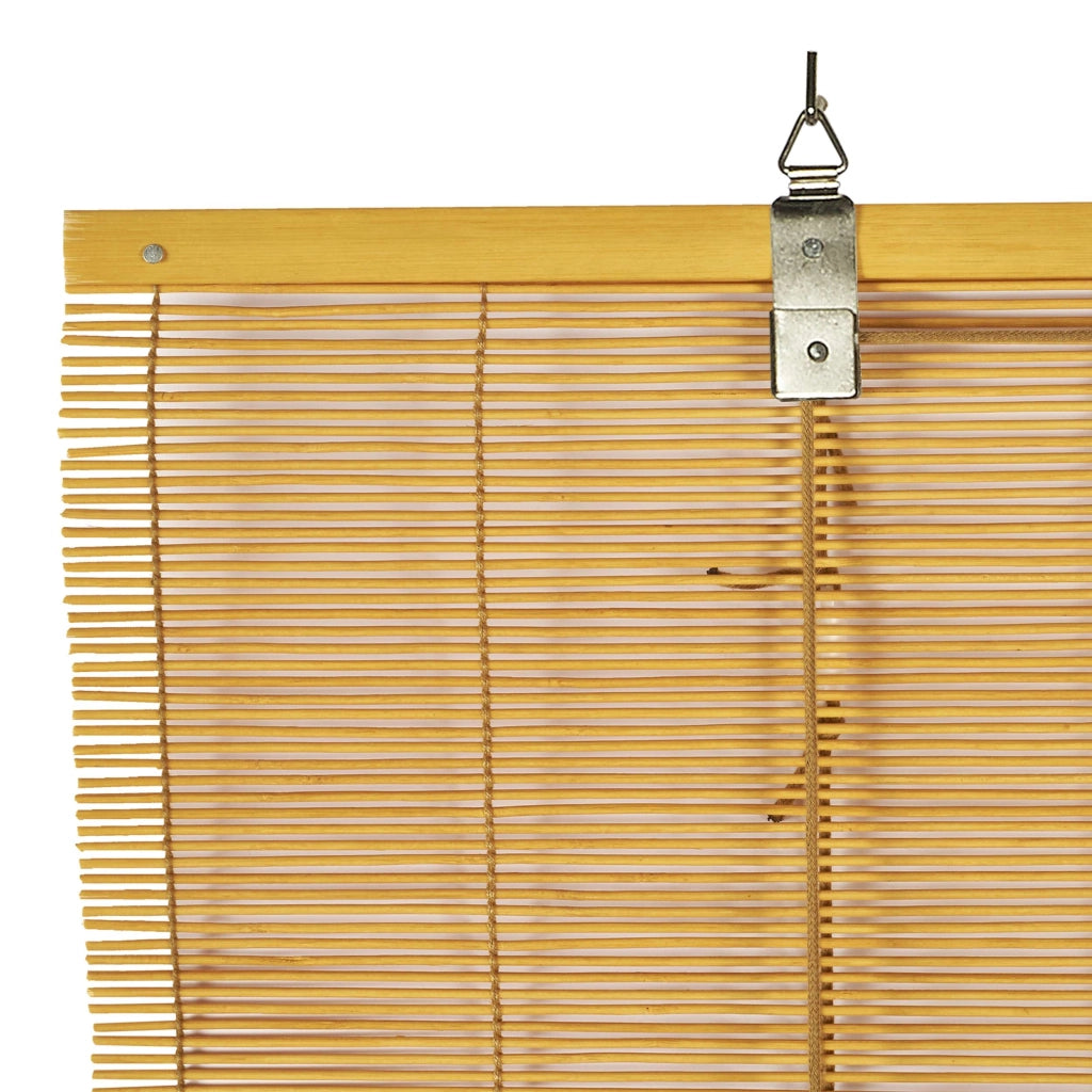 Tenda a rullo oscurante in bamboo naturale Marronechiaro 60x175 cm