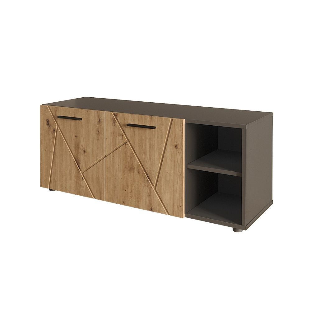 Vicco Mobile porta scarpe Antracite/Artisan 106 x 43 cm con 2 porte