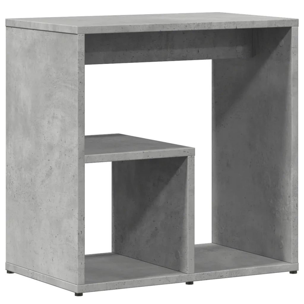 Tavolini 2pz Grigio Cemento 50x30x50 cm in Legno Multistrato 840562