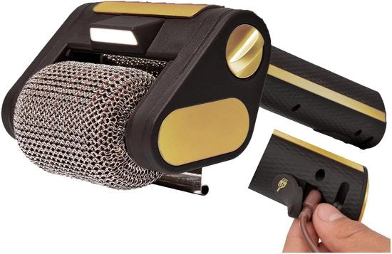 Barbecue elettrico pulitore con testa di spazzola rimovibile, pulitore barbecue elettrico con 350 giri, tamburo in acciaio inossidabile, luce LED, resistente a lavastoviglie, barbecue a gas/hooi.