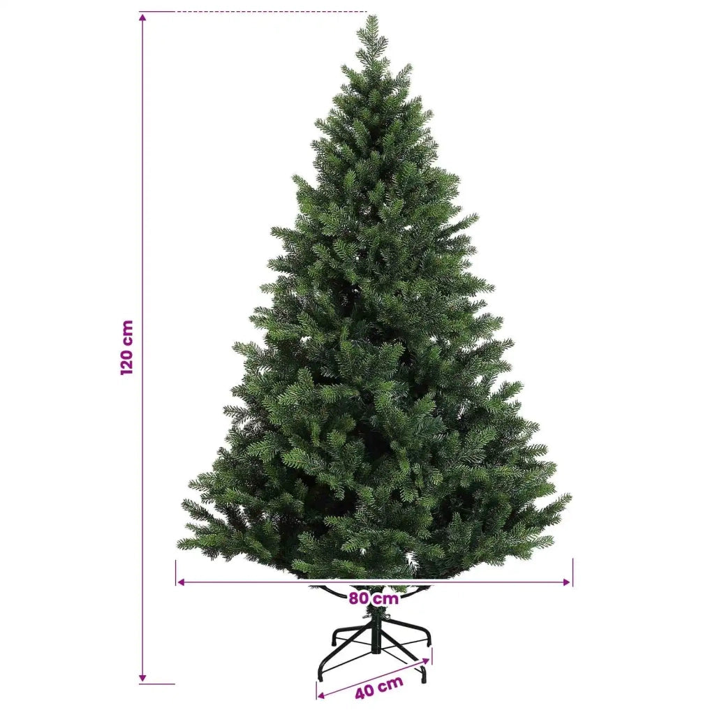 Albero di Natale Artificiale con Rami Pieghevoli 120 cm 42055552