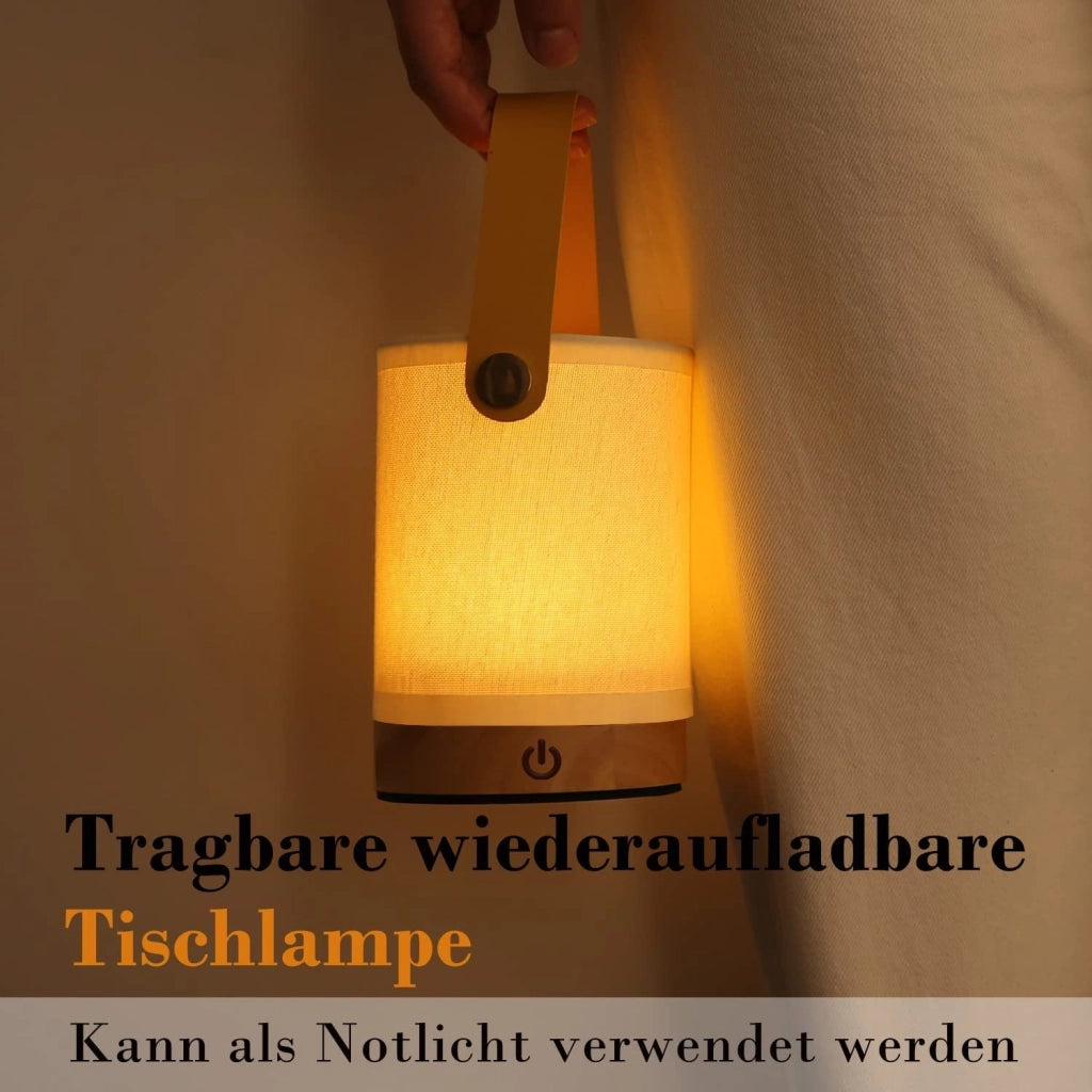 ZMH Lampada da tavolo LED wireless touch dimmerabile USB ricarica per comodino